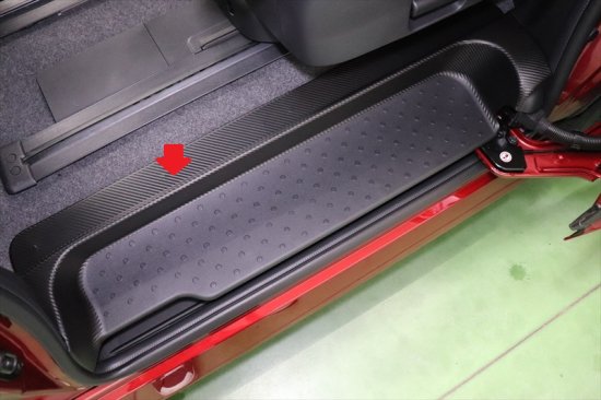 セレナC28　スライドドアステップパネル傷防止シートVer2 e-power
