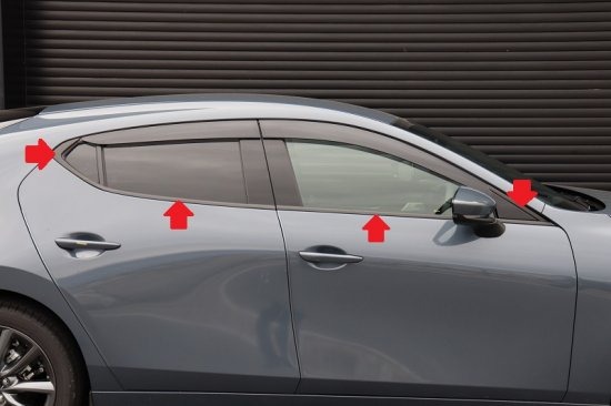 MAZDA3　モール８点シート
