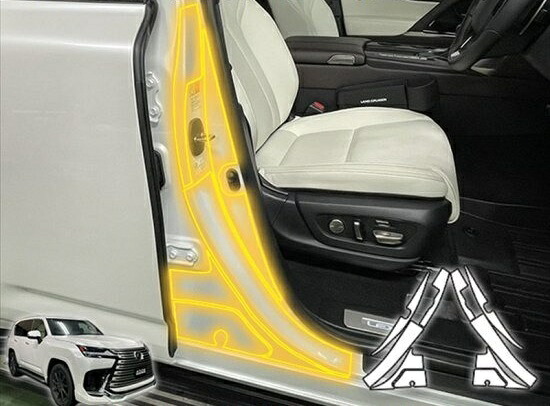 レクサスLX　センターピラープロテクションフィルム