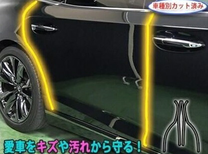 レクサスLS　ドアエッジプロテクションフィルム｜ＡＱＵＡ-STYLE