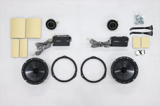 クロスビー MND1S専用 KICKER スピーカーパーフェクトキット セパレートタイプ スタンダード フロント用　※デッドニングキット付き