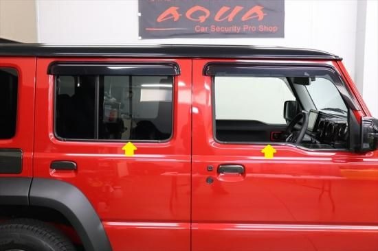 楽天市場】SUZUKI スズキ 純正 ドアバイザー 1台分（4枚）セット Jimny