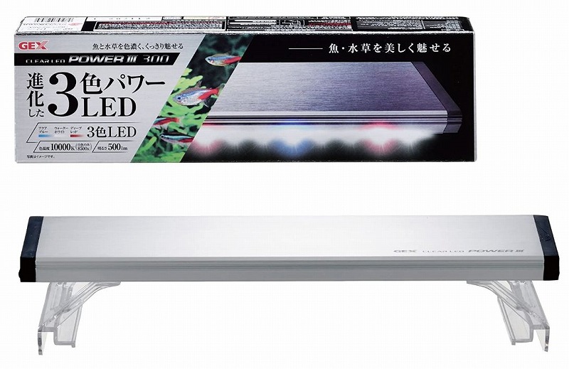 GEX CLEAR LED POWERⅢ 600， Amazon.co.jp: GEX Clear LED Power III 600 3 LED Lights for