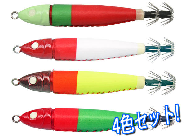 送料無料 通販 楽天市場】鉛スッテ イカ釣り イカメタル専用 4色セット 20号 ルアー・フライ