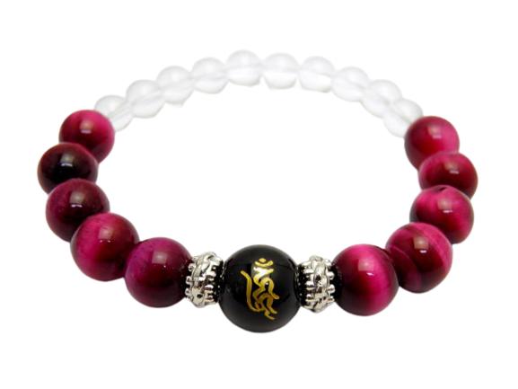 楽天市場】ウーン 愛染明王 (あいぜんみょうおう) ブレスレット 梵字玉