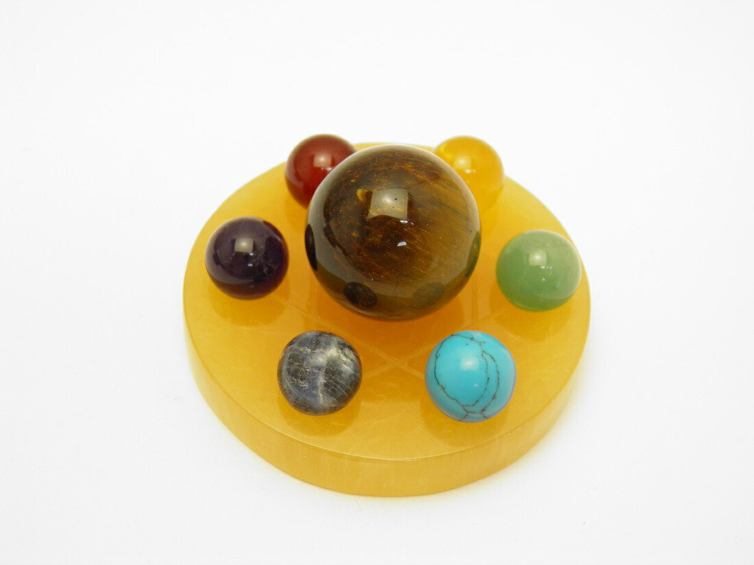 楽天市場】パワーサークル 七星陣 台座 90mm 天然石盤 丸玉別売り