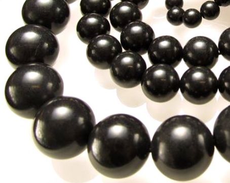 天然石 北海道産 ブラックシリカ 一連 12mm 二酸化珪素・炭素などを含む黒鉛珪石 ブラックシリカ 送料無料 高級品 パワーストーン / インペリアルオーラ おしゃれ かわいい オシャレ 可愛い プレゼント ギフト 贈り物