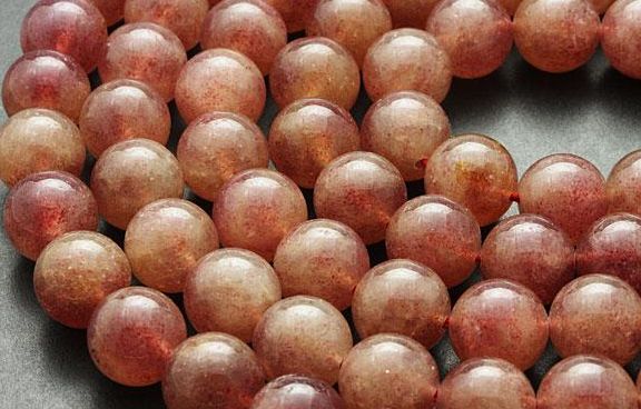 楽天市場】ストロベリークォーツ 丸玉 15mm 1個売り アフリカン