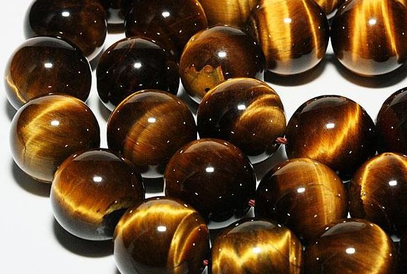 タイガーアイ AA 16mm 一連 天然石 パワーストーン / インペリアルオーラ おしゃれ かわいい オシャレ 可愛い プレゼント ギフト 贈り物