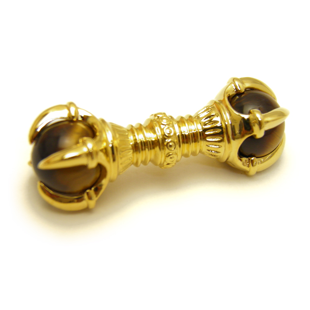 楽天市場】五鈷杵 タイガーアイ 45mm 密教法具 アクセサリー