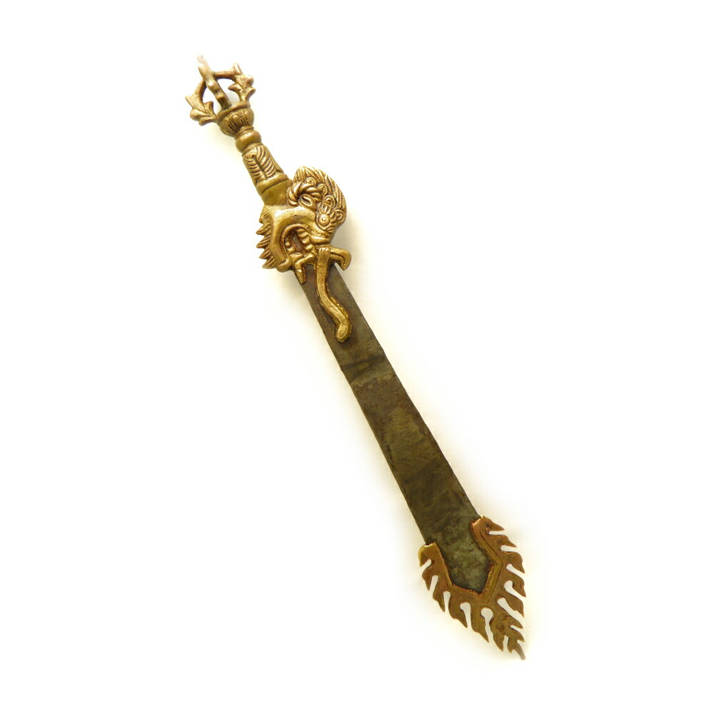 楽天市場】カドゥガ （利剣） 密教法具 / チベット ヴァジュラ 結界