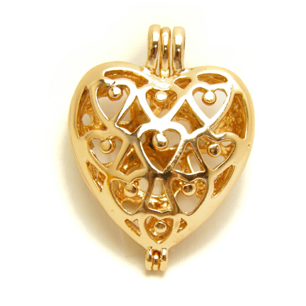 楽天市場】かごペンダントトップ キューブ 10mm丸玉用 ホワイト