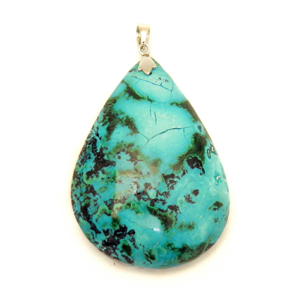 楽天市場】クリソコラ ペンダントトップ アメリカ・アリゾナ州産