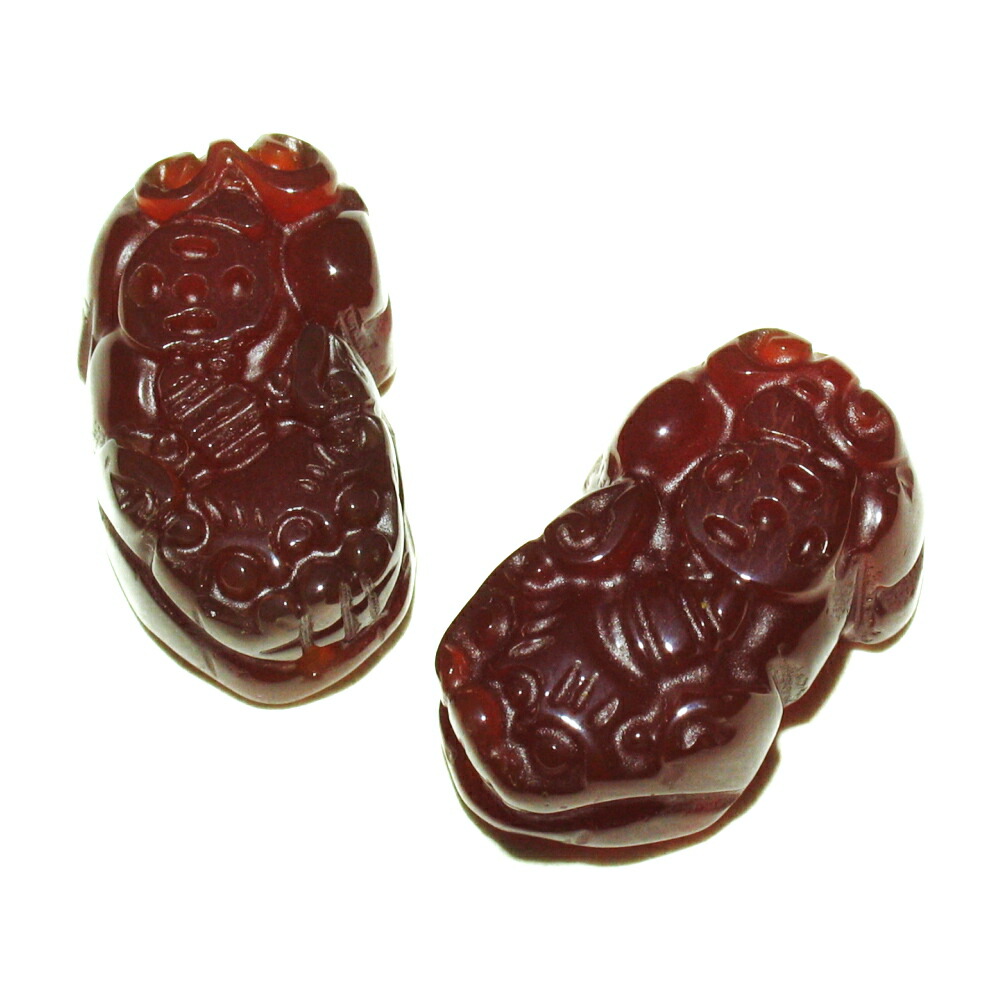 楽天市場】貔貅ペア ヒキュウ ひきゅう タイガーアイ パーツ 約32×18