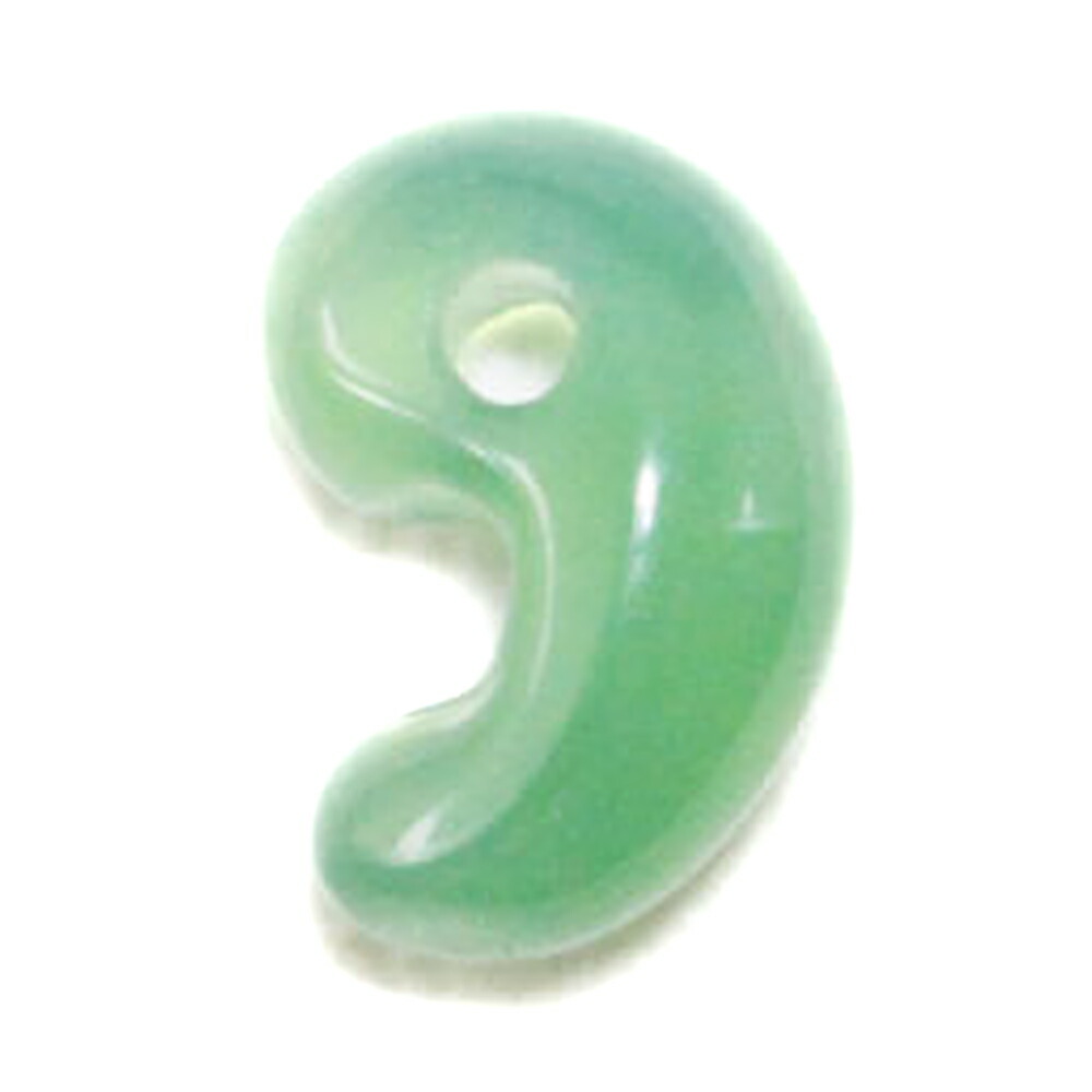 楽天市場】勾玉 グリーンメノウ パワーストーン 古代勾玉 勾玉Mサイズ