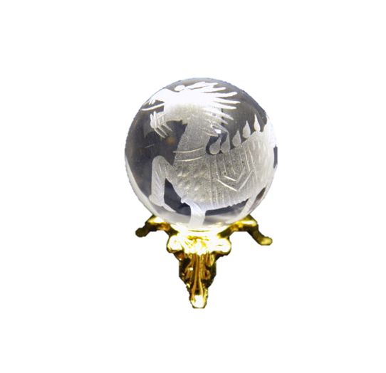 楽天市場】麒麟 水晶彫り物 右向き 風水 天然石 ブラジル産 稀少価値