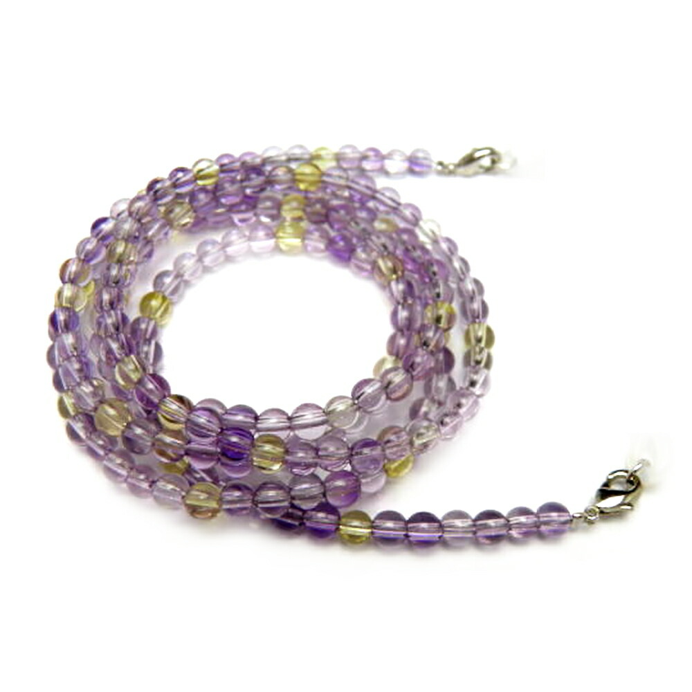 楽天市場】天然石 グリーンタイガーアイ 3A 4mm玉 メガネチェーン