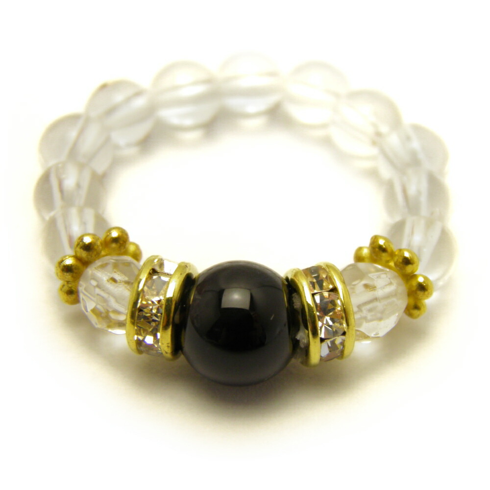 楽天市場】【高品質】モリオンAAA6mm 水晶AAAAA4mm ロンデル リング