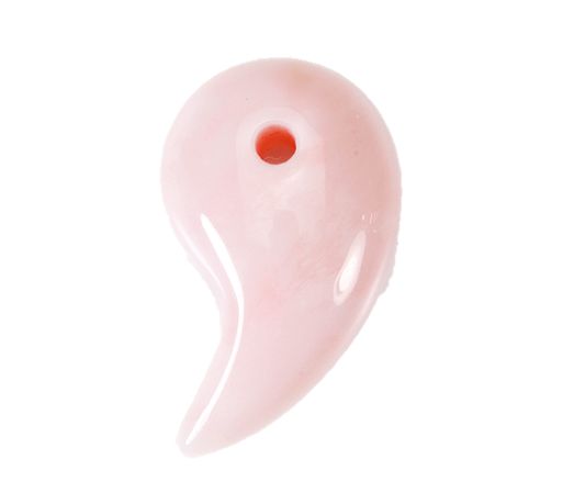 天然石 勾玉 ピンクオパール オーストラリア産 パワーストーン 現代勾玉 勾玉Mサイズ バラ売り 送料無料 / インペリアルオーラ おしゃれ かわいい オシャレ 可愛い プレゼント ギフト 贈り物