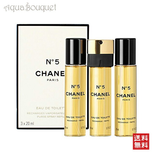 【楽天市場】シャネル N°5 ツイスト＆スプレー オードゥ トワレット リフィル 20ml 香水 レディース×3 CHANEL NO.5