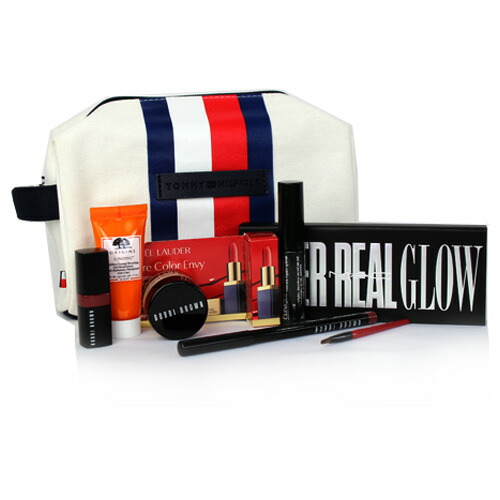 新発 プライムコスメ8点セット トミーヒルフィガーポーチ付き ボビーブラウン マック オリジンズ クリニーク Tommy Hilfiger Prime Cosmetics Pouch Set 最先端 Vancouverfamilymagazine Com