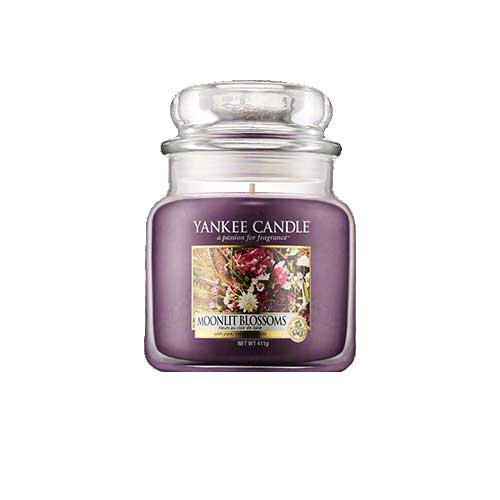 ヤンキー キャンドル ムーンリット ブロッサム ジャーＭ ハウスウォーマー 411g YANKEE CANDLE MOONLIT BLOSSOMS HOUSEWARMER [cwu]春 新生活 お祝い
