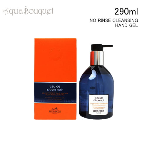 （箱不良）エルメス オードゥ シトロン ノワール ノーリンス クレンジング ハンドジェル 290ml HERMES EAU DE CITRON NOIR NO-RINSE CLEANSING HAND GEL [kuv]春 新生活 お祝い