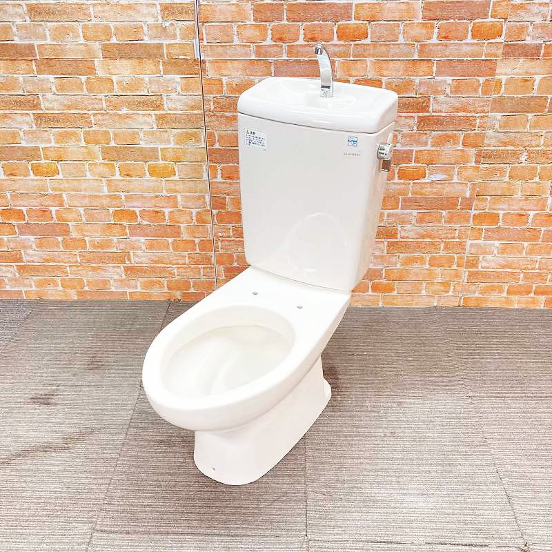 【中古品】【美品】 TOTO トイレ 洋式便器 (壁排水) 「CS280BP」 排水芯120mmとタンク「SS281BBAL」 一式セット #USC1(パステルアイボリー) 54B