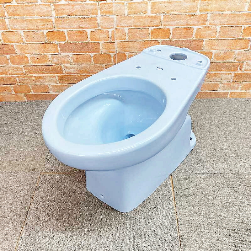 【中古品】【美品】 TOTO 室内用便器室内用便器(床下水抜き) 洋式室内用便器のみ 「C770B」 水抜き芯200粍 #SM2(淡彩青碧) 9D