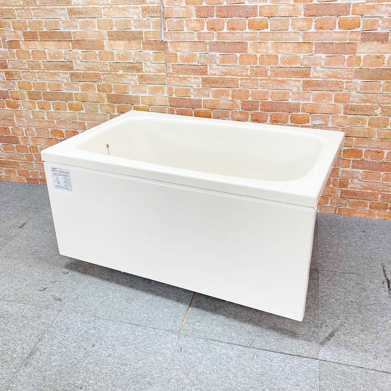 【中古品】【良品】 前垂れ付き添い人 TOTO 材質FRP風呂桶 「PGY111Z」 (幅110糎 1100粍) お風呂 二階建てバスため桶 ポリ風呂桶 #N11(ペールホワイト) 1F
