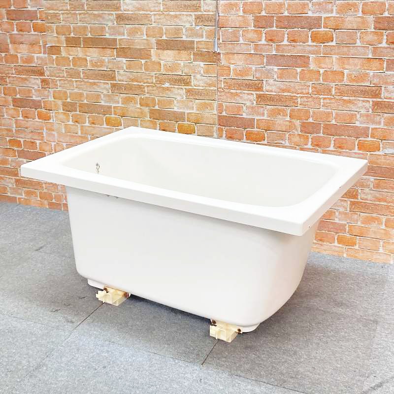 【中古品】【良品】 前垂れ皆無 TOTO 材質FRP風呂桶 (幅110糎 1100粍) お風呂 二階建てバスため桶 ポリ風呂桶 #N11(ペールホワイト) 2F