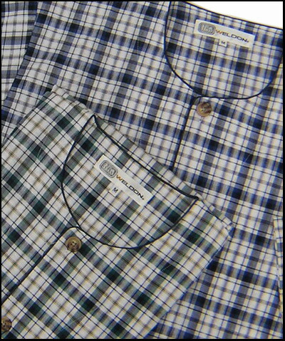 ウエルドンパジャマ Weldon 新作春夏物 アクア ニューインナー メンズ 人気ブランド お洒落な紳士パジャマ パジャマ ナイトウェア ルームウェア 前開き長袖メンズパジャマ綿100 乾燥機対応商品日本製サッカー素材送料無料ギフトラッピング無料お見舞いお誕生日父の