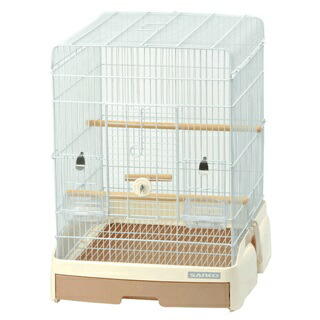 楽天市場】【送料無料】鳥かご HOEI 35手のり ステンレス 底カラー 