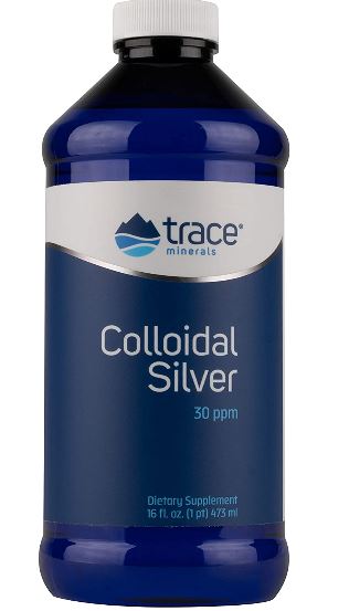 Trace Minerals Research コロイダルシルバー 30 ppm 16 液量薬局衡オンス (473 ml)