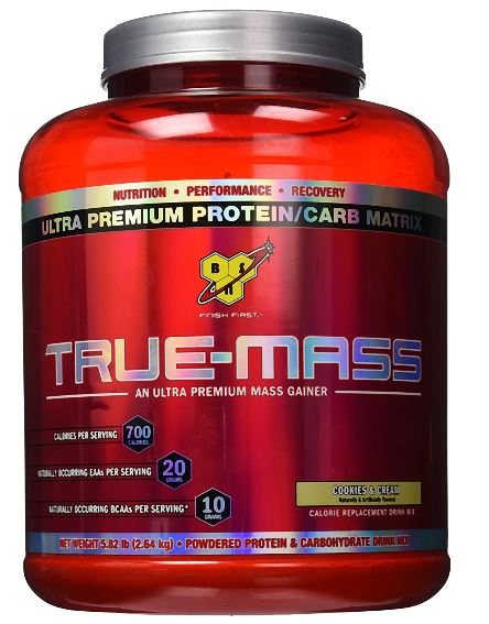BSN　トゥルーマス True Mass クッキーアンドクリーム 2.64kg（5.82LBs｜AQUA7 SHOP