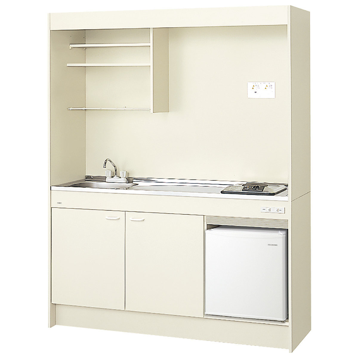 大型ホワイト冷蔵庫 と ガスコンロ 楽天市場】DMK12LFWB1D LIXIL サンウエーブ ミニキッチン スタンダード