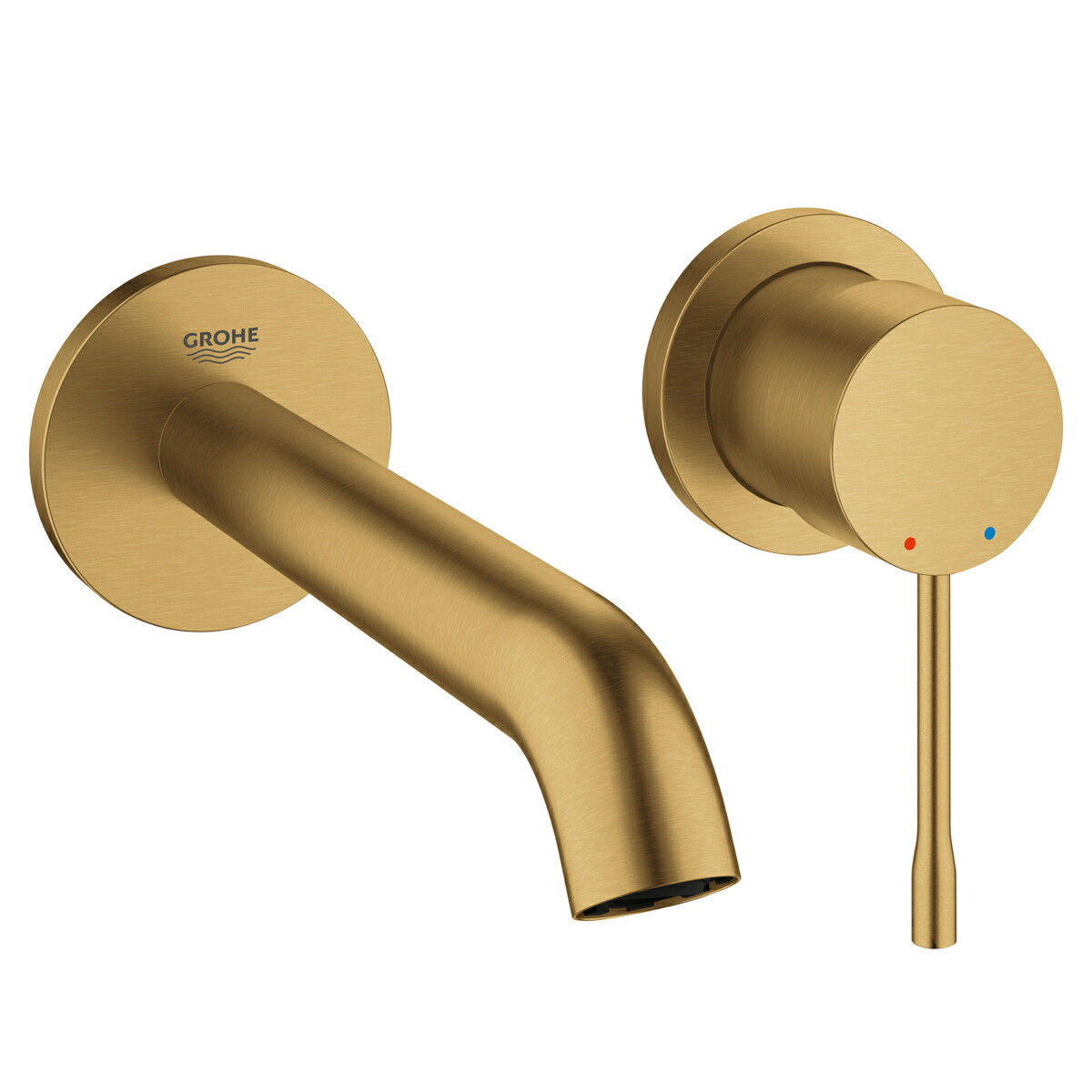 19408GN1J <br>グローエ GROHE <br>シングルレバー壁出洗面混合栓<br>（ブラッシュドクールサンライズ）