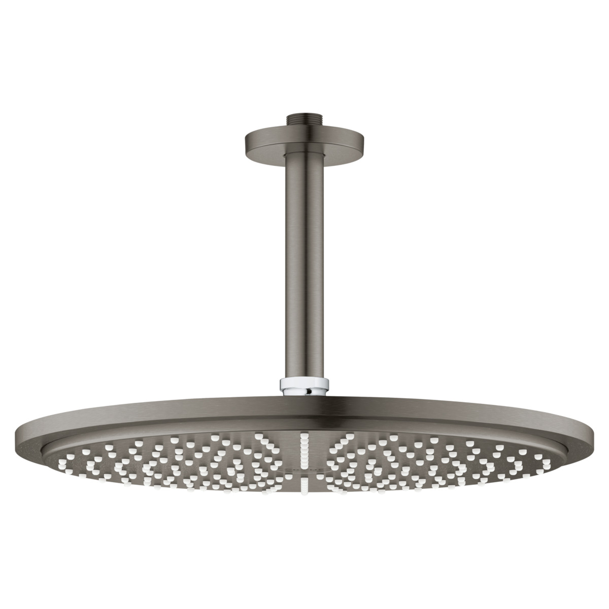 26067AL0J　グローエ GROHE　モダン　オーバーヘッドシャワー 310mm　天井付けシャワーアームセット（ブラッシュドハードグラファイト）｜アクアｓｈｏｐ