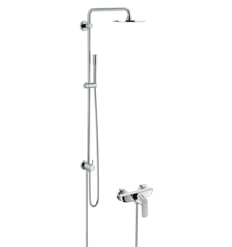 2705800J + JP350100　グローエ GROHE　シャワーシステム　ユーロスマートコスモポリタン　シングルレバー混合栓セット｜アクアｓｈｏｐ