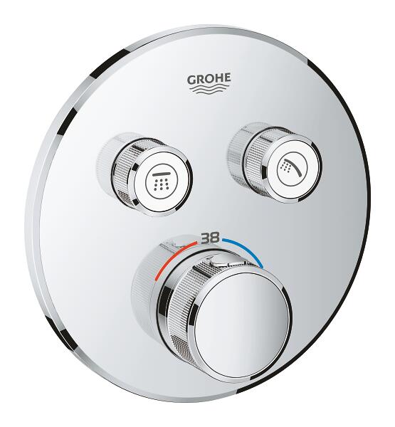 2911900J　 グローエ GROHE　 サーモスタット2バルブ混合栓　 ラウンドタイプ　 化粧部
