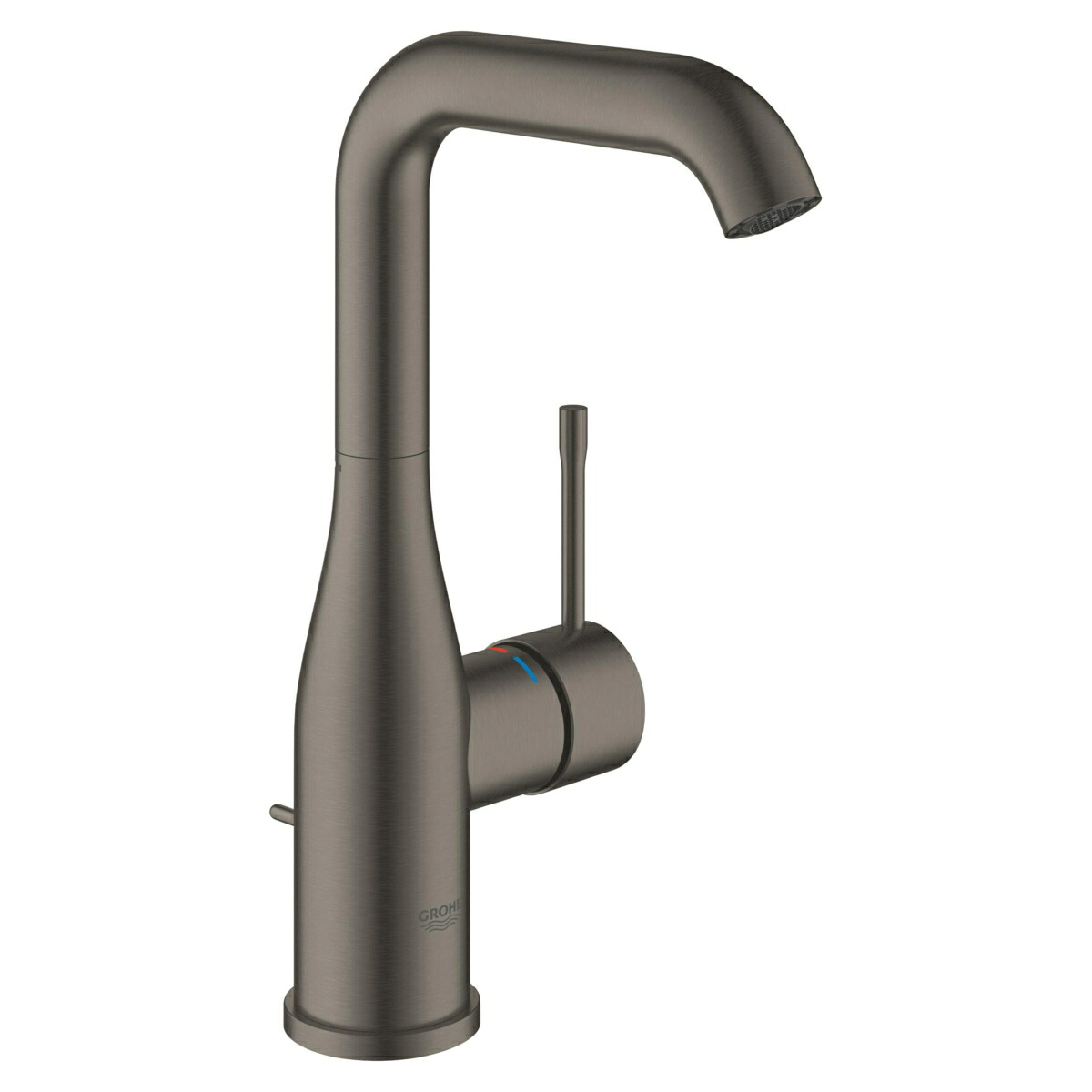 32628AL1J \u003cBR\u003eグローエ GROHE \u003cBR\u003eシングル生き肝洗面練り合わせる栓（引棒付）\u003cBR\u003e（ブラッシュドハードグラファイト）