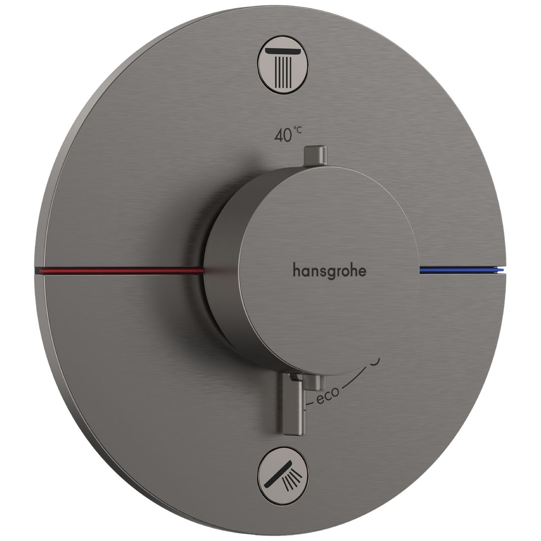 15554340 \u003cBR\u003eハンスグローエ Hansgrohe \u003cBR\u003eシャワーセレクトコンフォートS \u003cBR\u003eシャワーサーモスタット埋込式雑ぜ合わせる水栓 \u003cBR\u003e2逃げ口 φ155（かざり付ける部）\u003cBR\u003e（ブラッシュドブラッククロム）