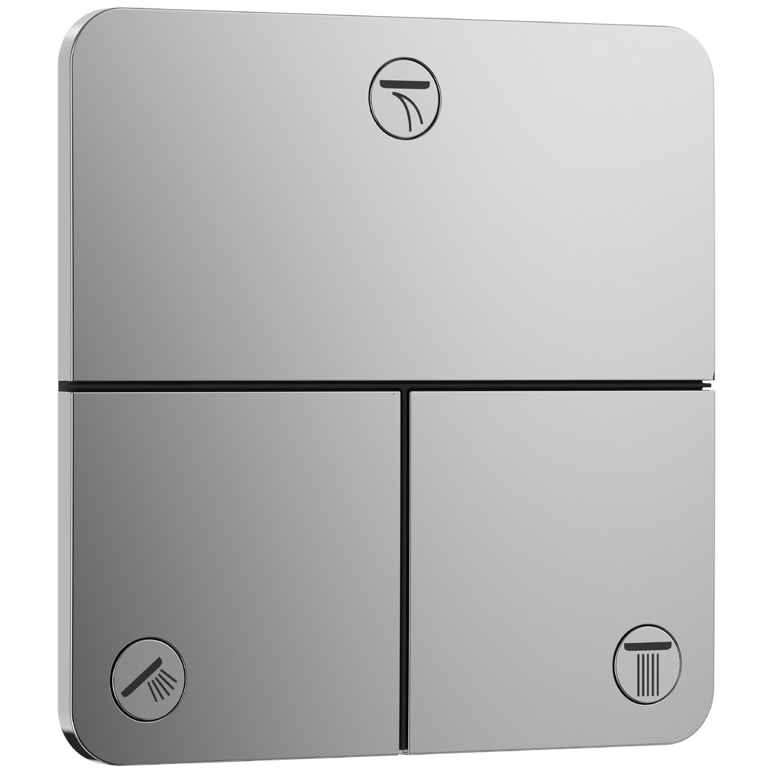 15587000 \u003cBR\u003eハンスグローエ Hansgrohe \u003cBR\u003eシャワーセレクトコンフォートQ \u003cBR\u003e弁膜 埋込式 \u003cBR\u003e3降車口うつり変わり用（かざり付ける部）\u003cBR\u003e（Cr）