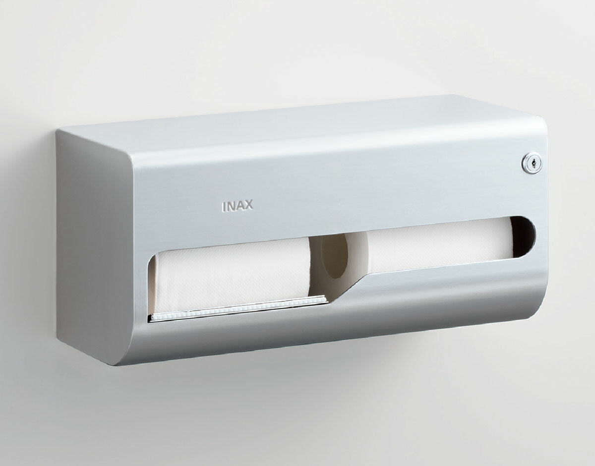 楽天市場】LIXIL(INAX)横4連ストック付紙巻器KF-67T4L(左仕様