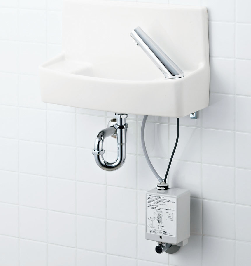 INAX/LIXIL 【YL-A74HD/BW1】ピュアホワイト 壁付手洗器(ハンドル水栓