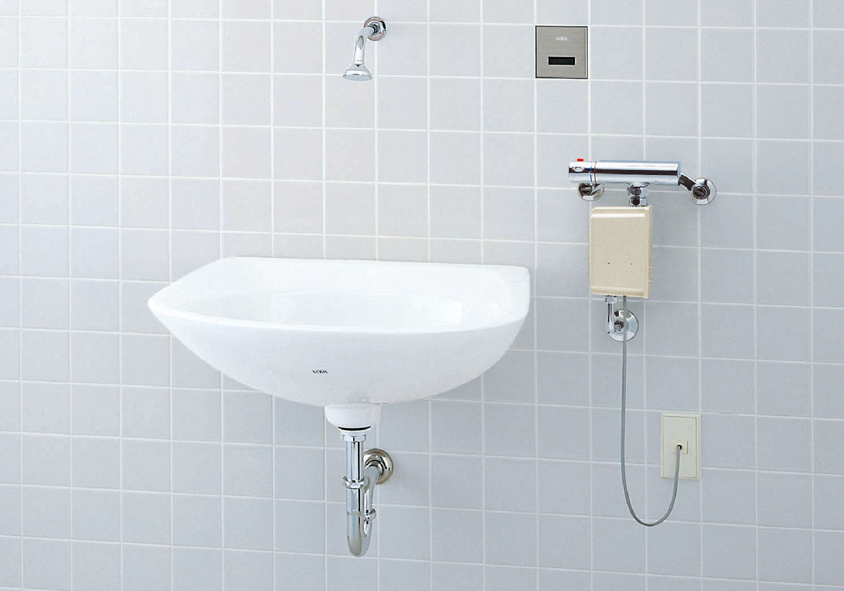 楽天市場 Lixil Inax 手術用手洗器 自動水栓 L 125 Lf B58tsm 1 アクアｓｈｏｐ