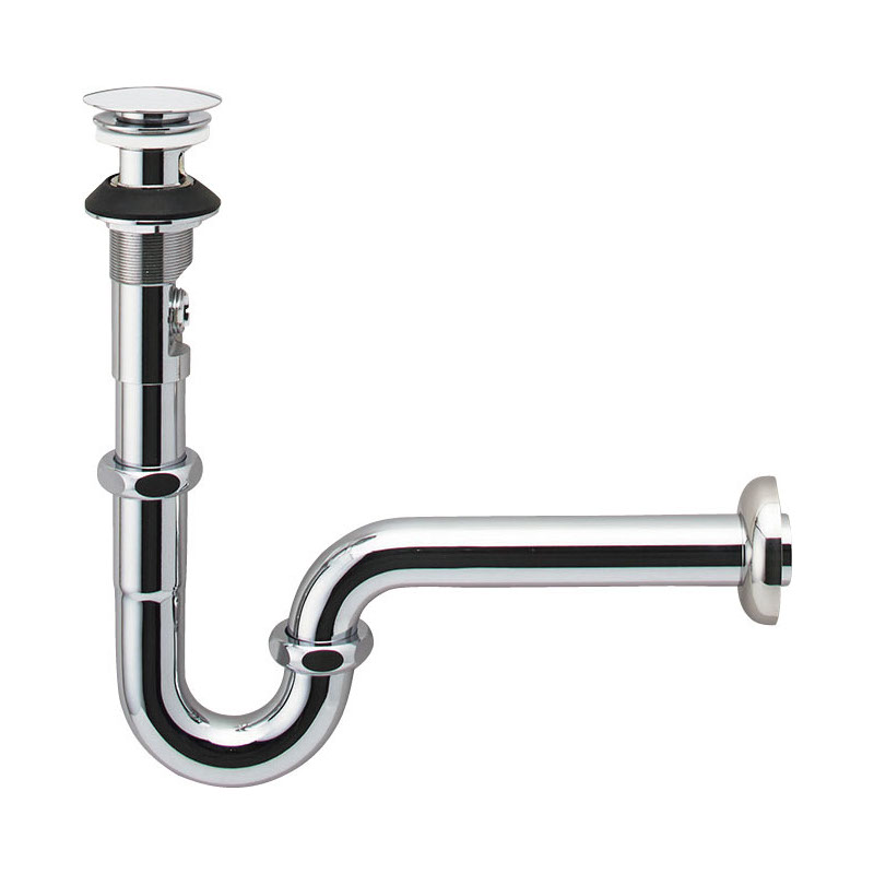 LF-WN7PCFL　 LIXIL　INAX　 ポップアップ式排水金具 （ワイヤータイプ・呼び径32mm）　 壁排水Pトラップ（排水口カバー付）