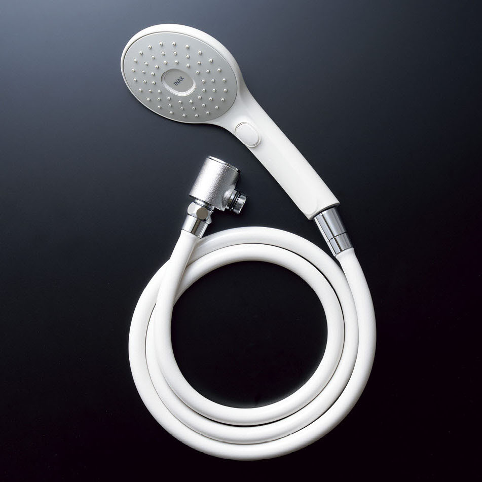 BF-SJ7MBE(1.6)-AT　LIXIL　INAX　ハンドシャワー　シャワーホースセット　エコアクアPlusスイッチ付　ホース1.6m｜アクアｓｈｏｐ
