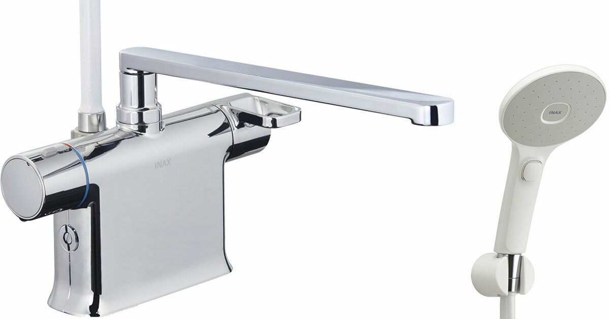 浴室水栓 BF WM646TSG 楽天市場】LIXIL,INAX,BF-WM646TSG(300),サーモ付シャワーバス水栓