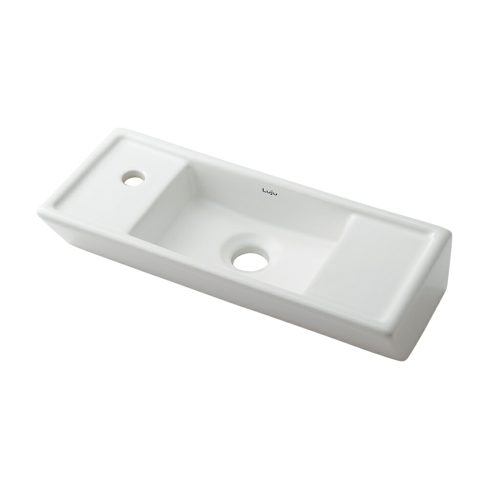 楽天市場】KAKUDAI(カクダイ)Luju壁掛手洗器(Rホール)493-083